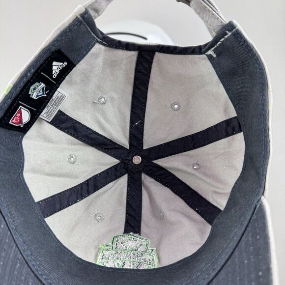 Adidas Hat Cap Women MLS Soccer Seattle Sounders Football Sports Outdoor NWT - Picture 7 of 7
